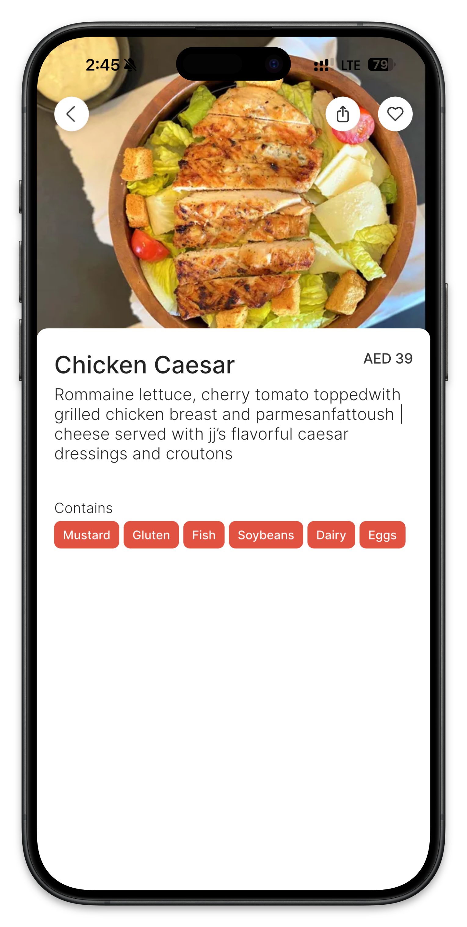 How Places Shows Allergen Info for Every Dish