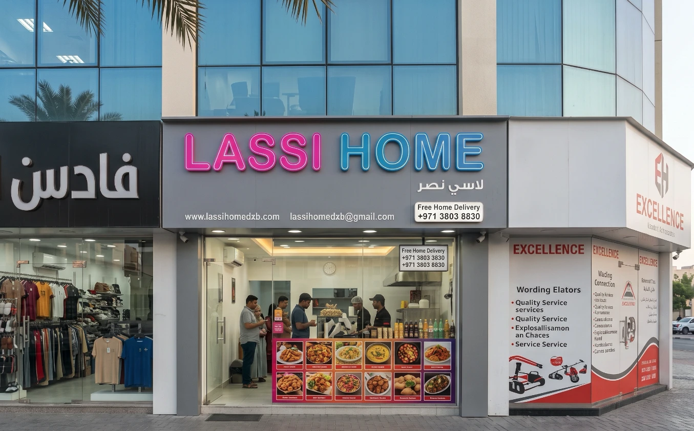 Lassi Home restaurant in Al Souq Al Kabeer, Dubai