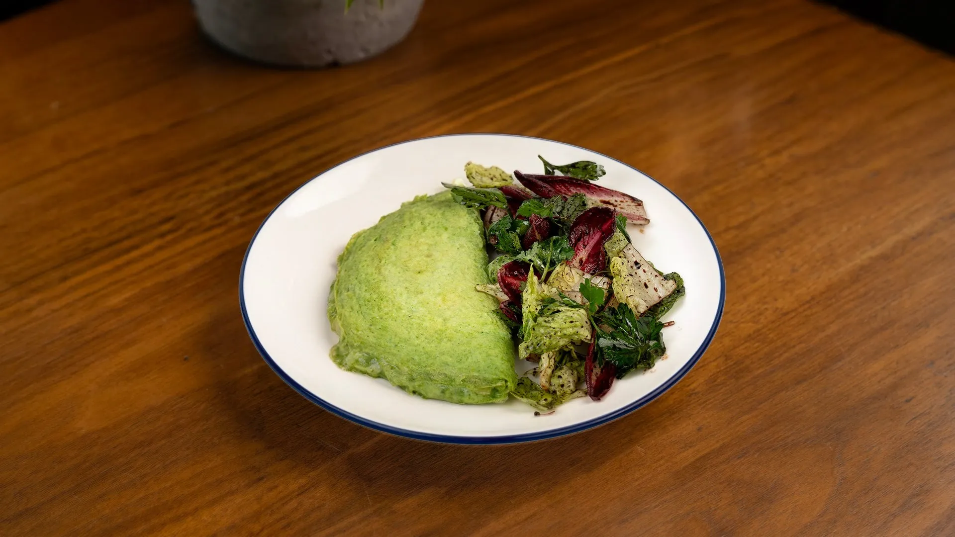 Green Omelette at Cassette