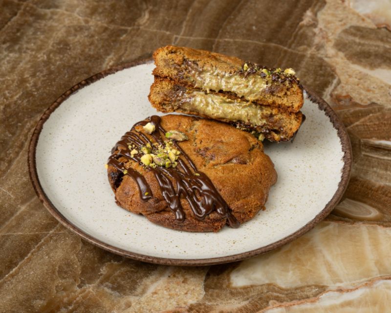 Pistachio Kunafa Cookie at Le Fournil