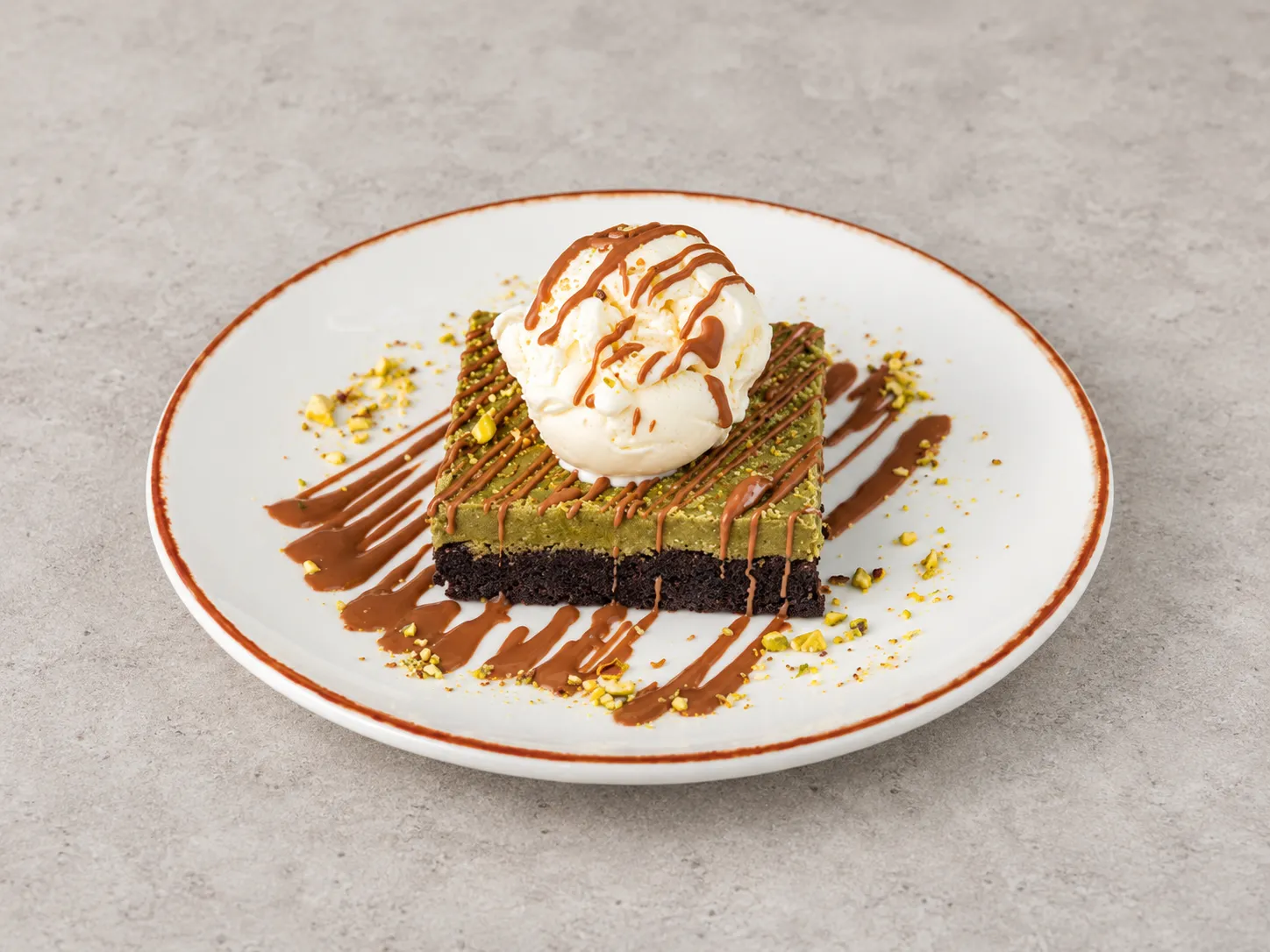 Pistachio Kunafa Brownie at Alison Nelson's
