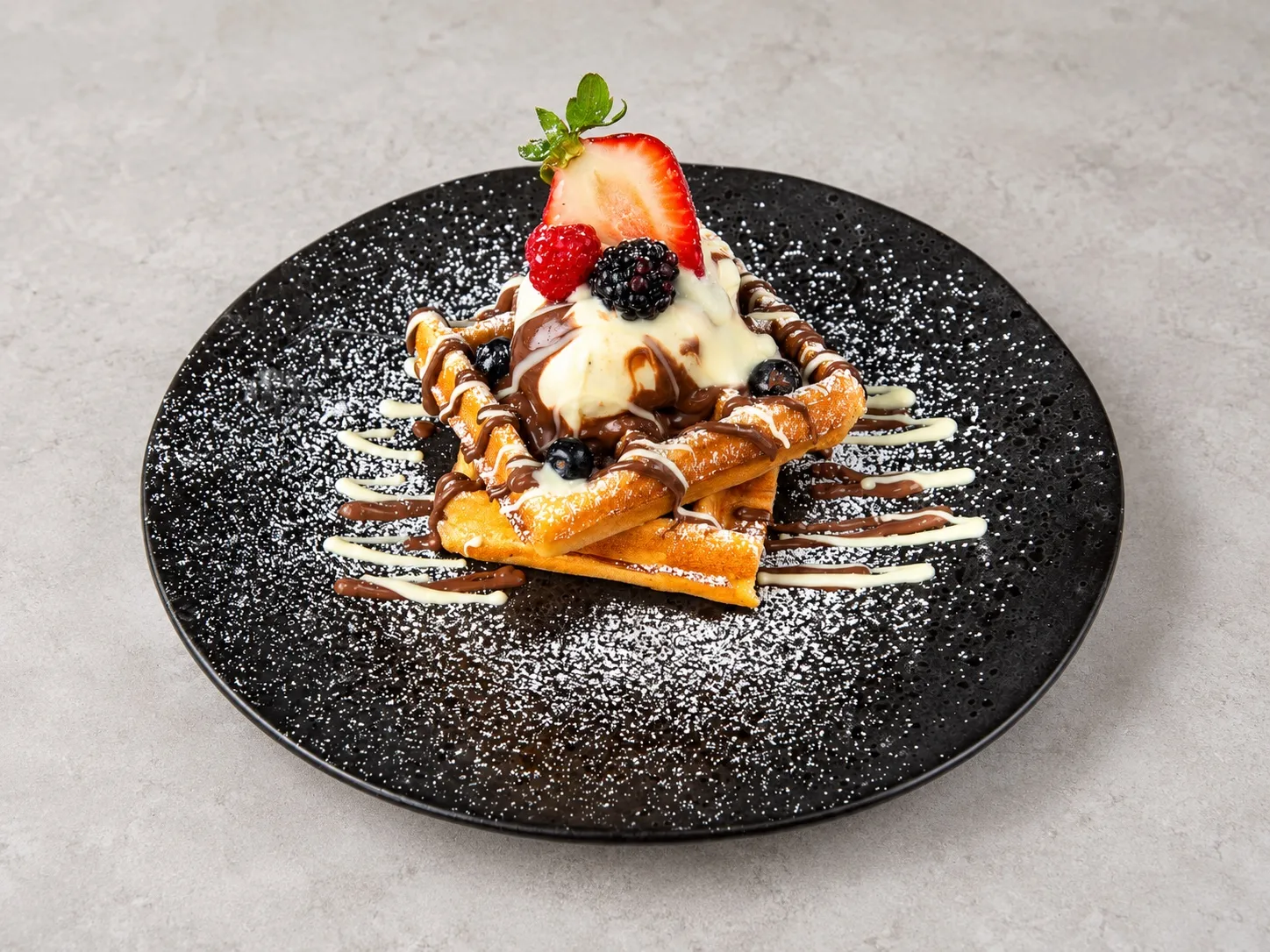Waffle at Alison Nelson's