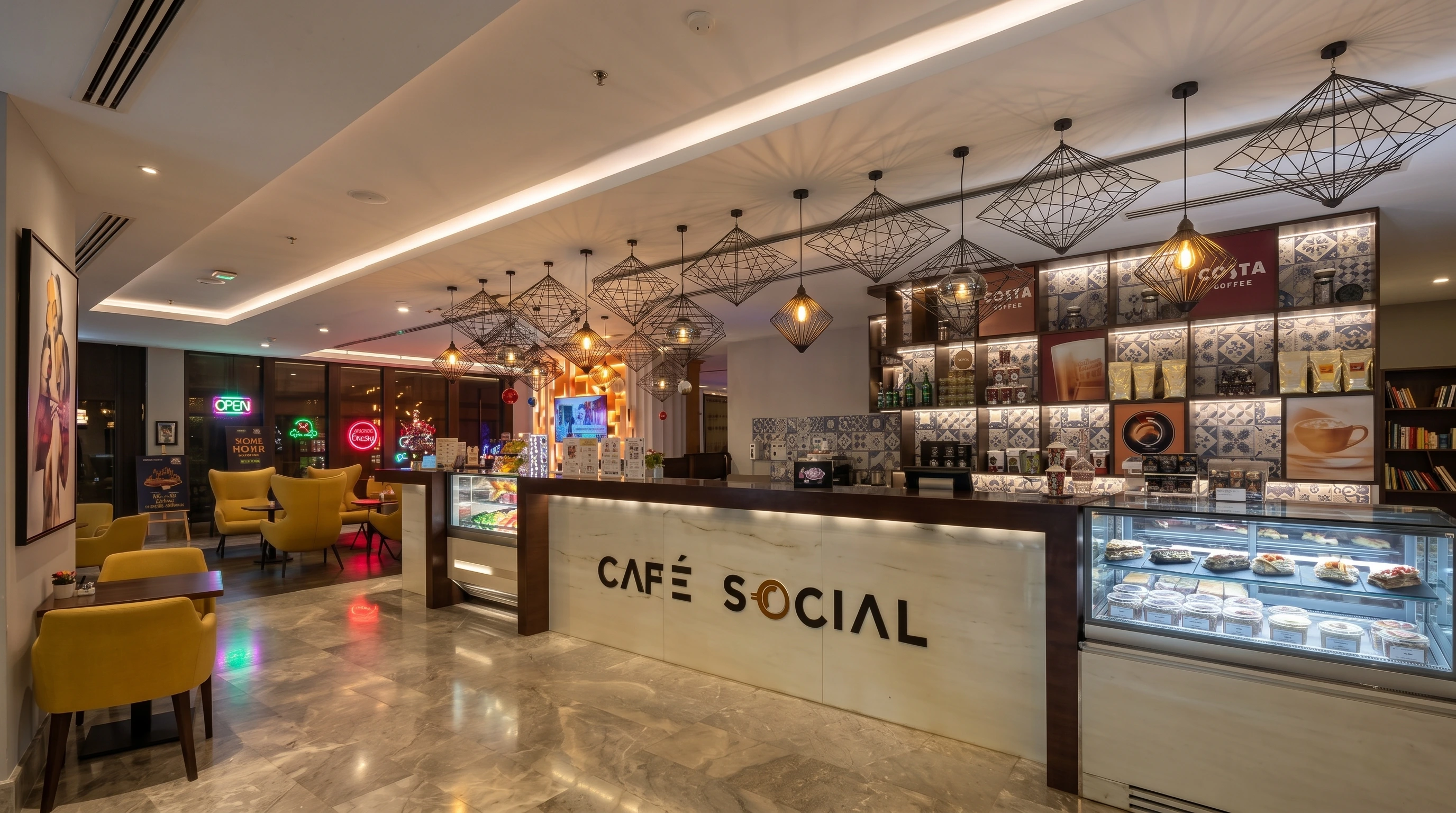 Cafe Social restaurant in Barsha Heights, Dubai