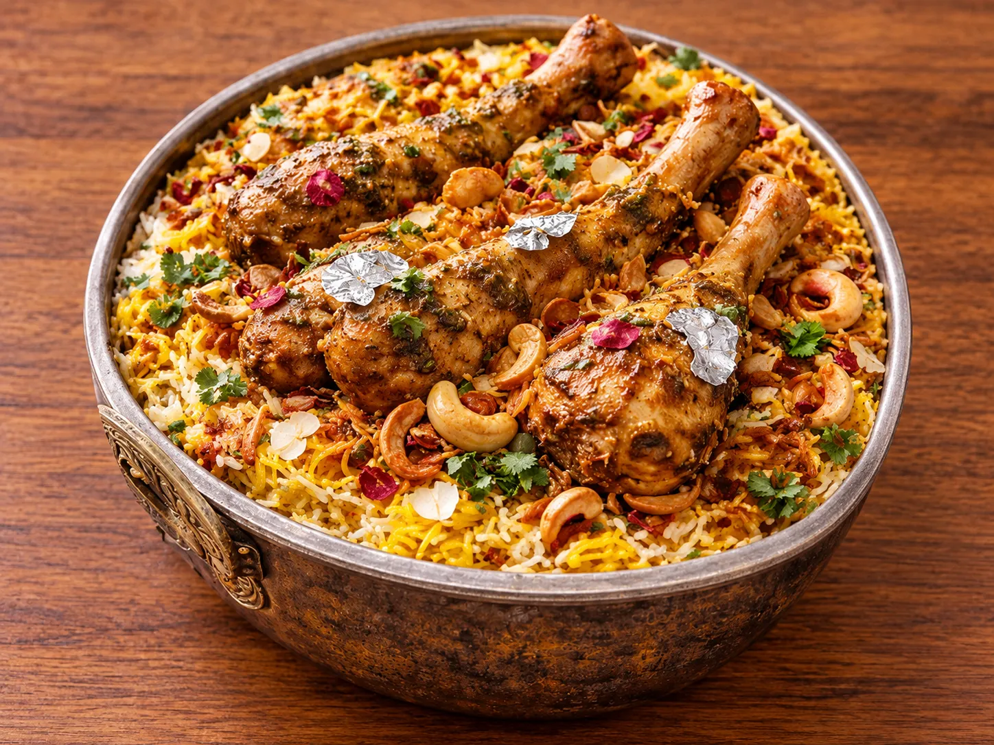Nawabi Biryani Mutton at Namah 25 Degrees North