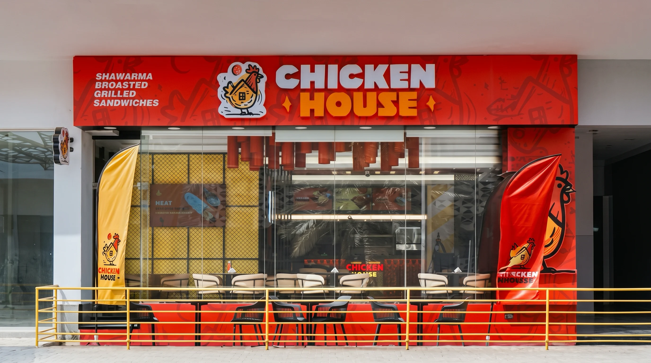 Chicken House restaurant in JVC, Dubai