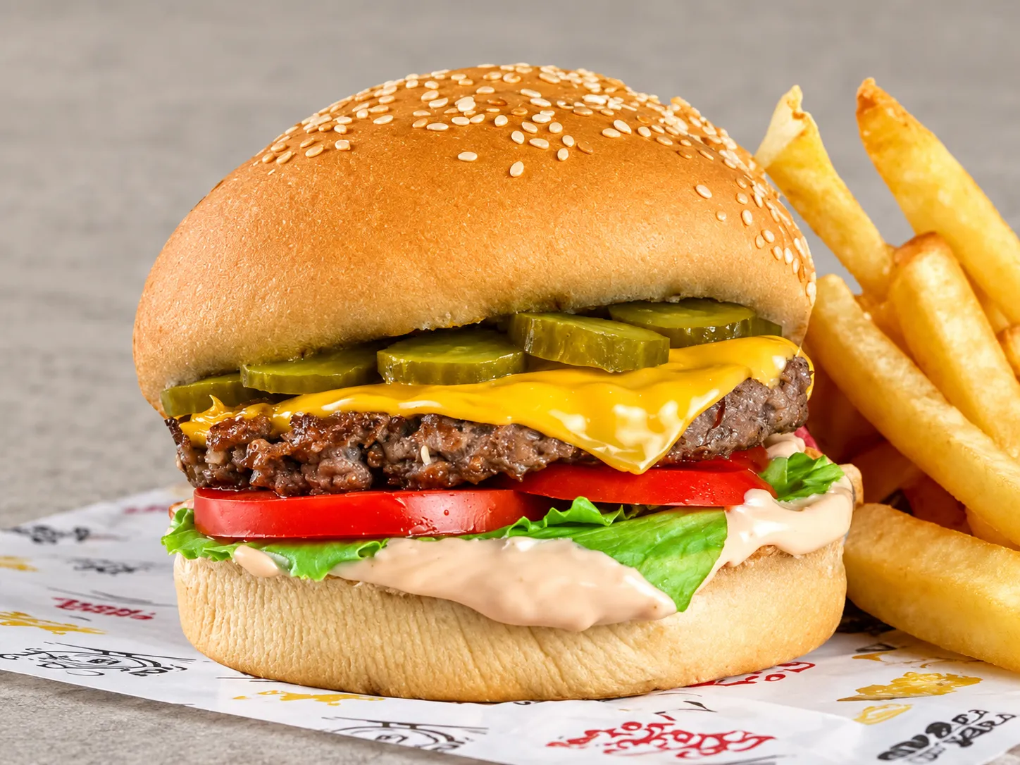 Beef Burger at Chicken House