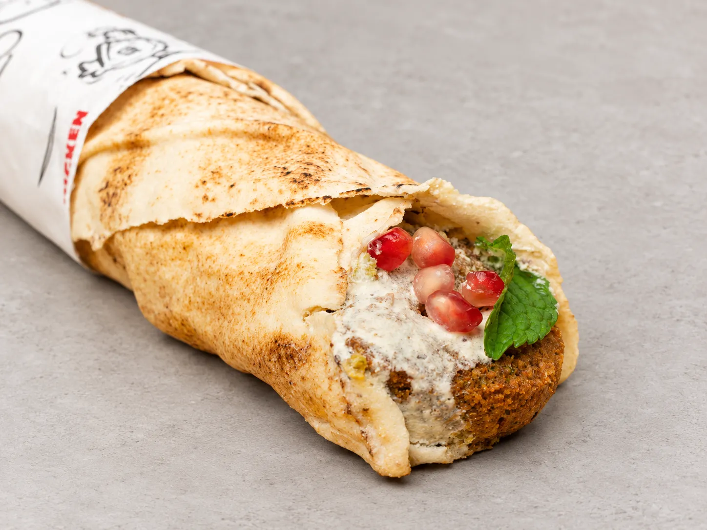 Falafel With Saj Bread at Chicken House