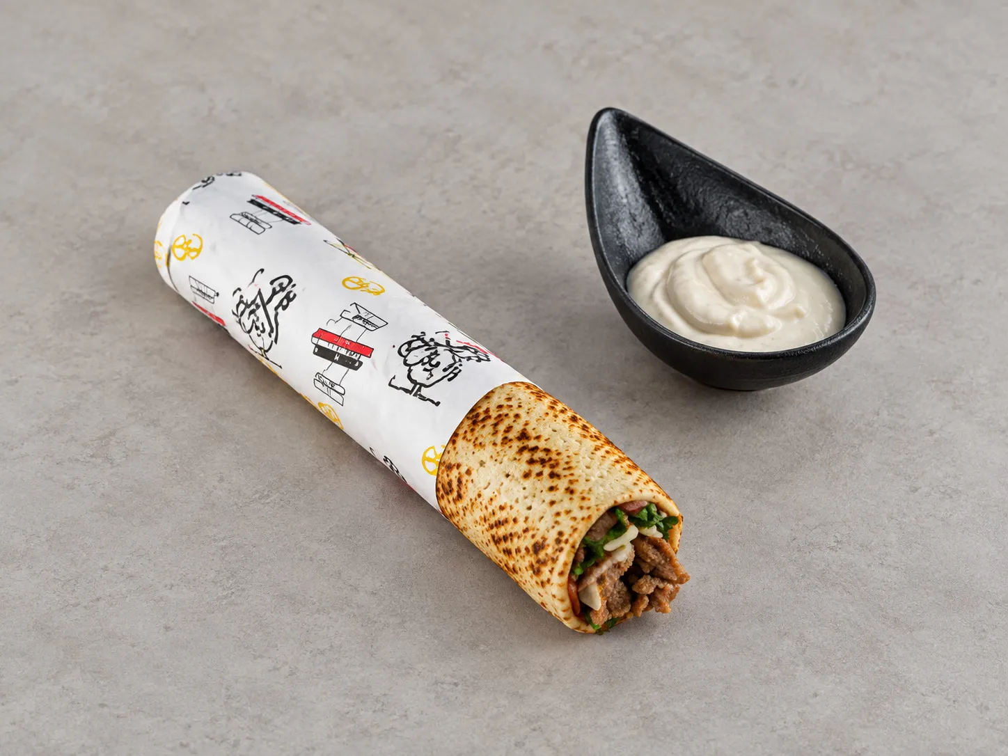 Regular Meat Shawarma at Chicken House