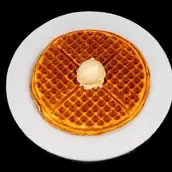 Golden Brown Waffle at Pancake House