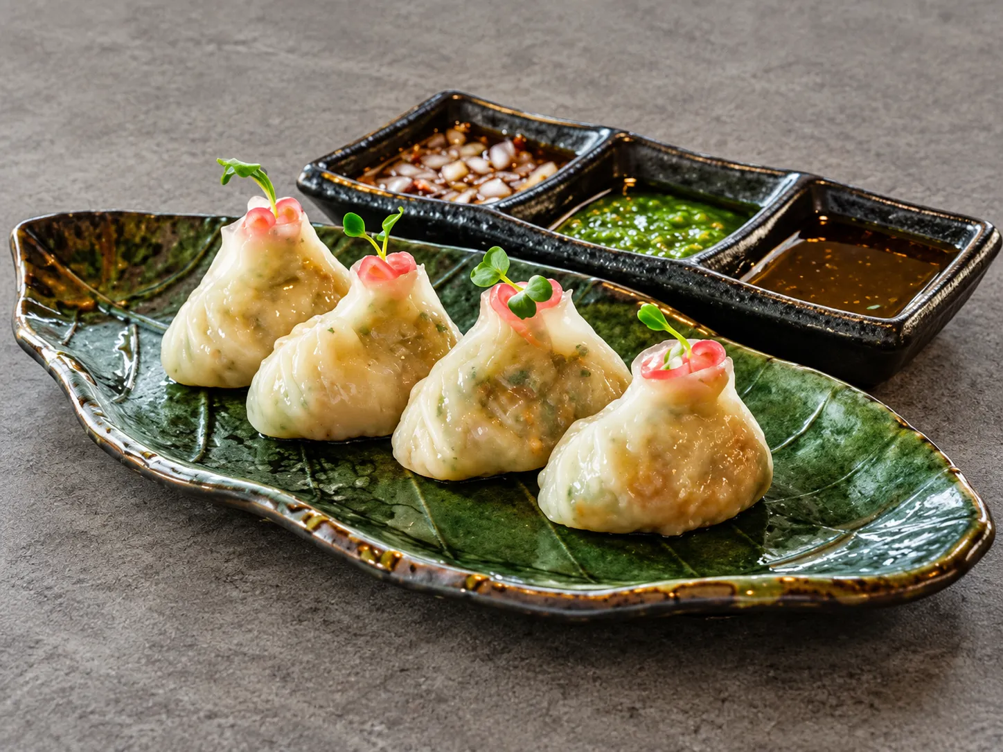Water Chestnut And Mushroom Xo Dumpling at Treehouse