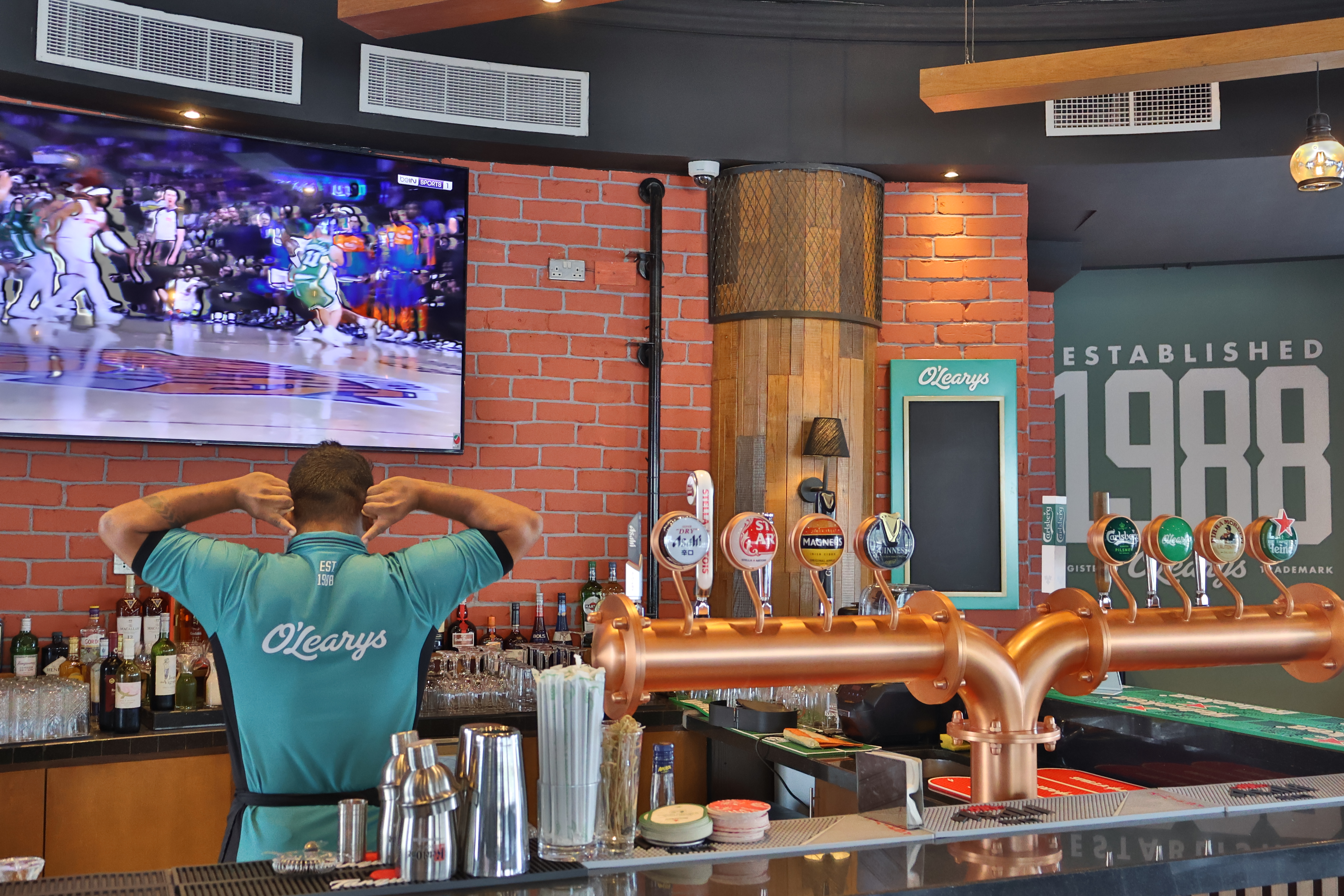 O’Learys restaurant in Green Community Village, Dubai