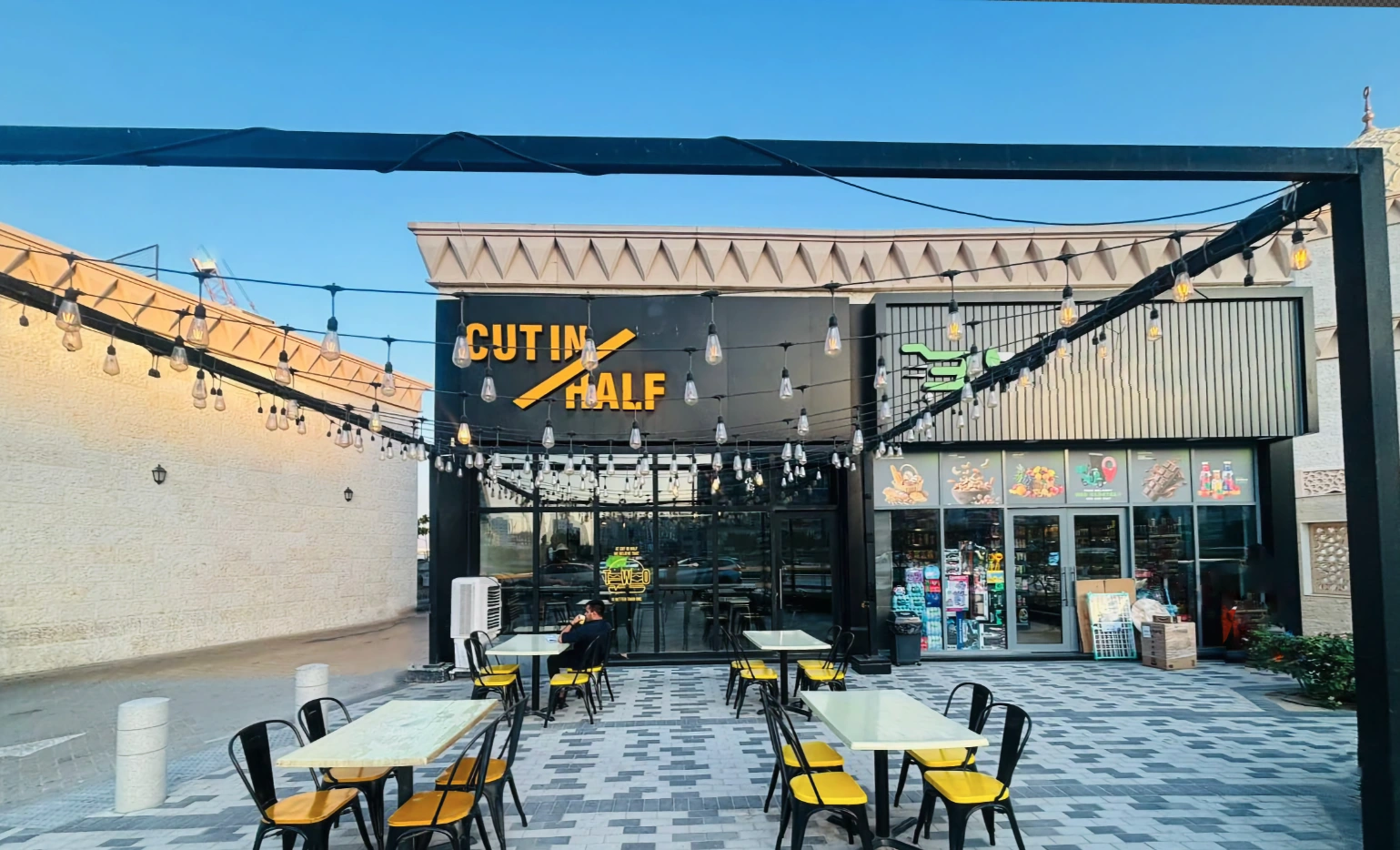 Cut In Half restaurant in Majan, Dubai