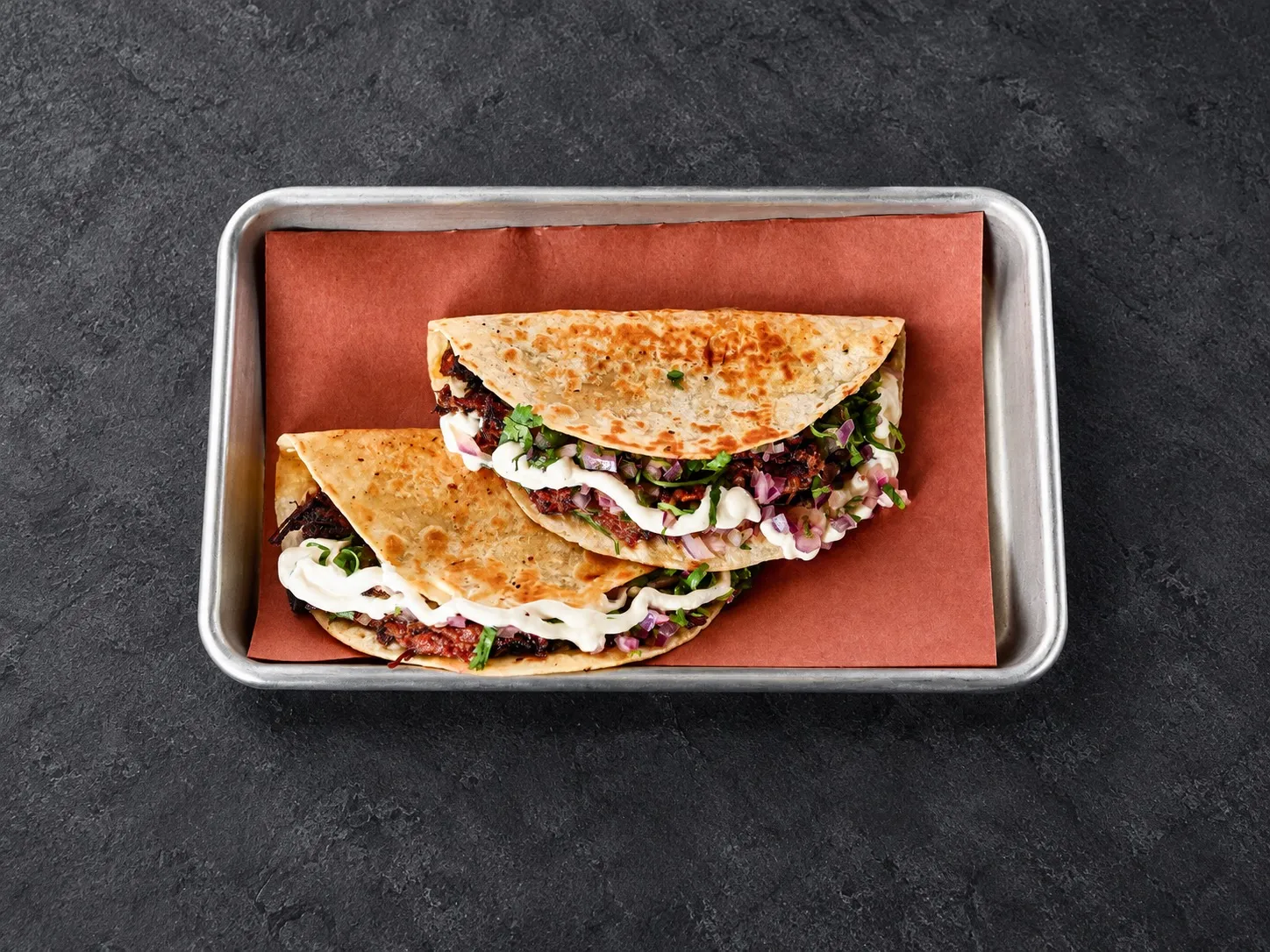 Barbacoa Tacos at 77 Texas BBQ