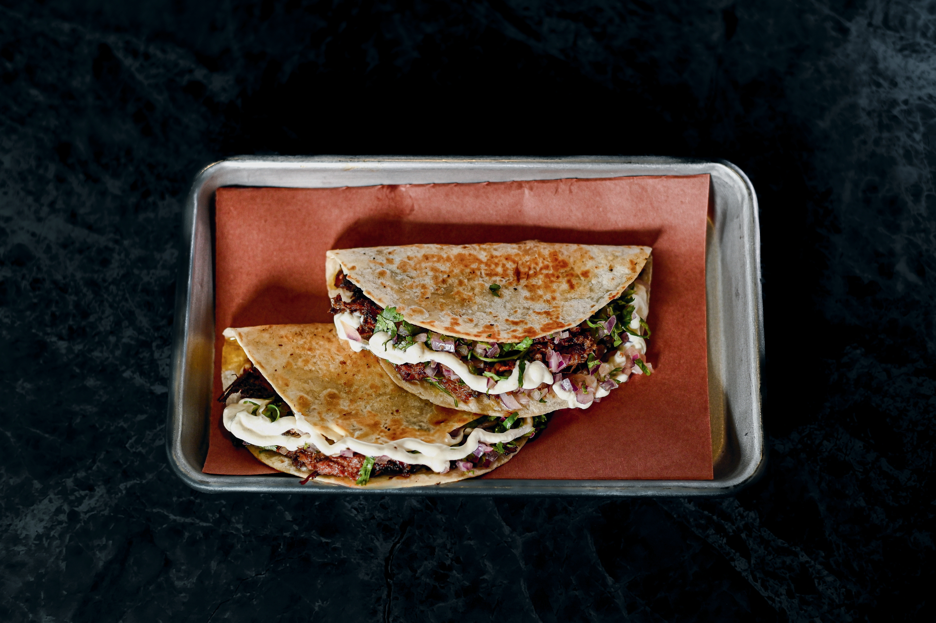 Barbacoa Tacos at 77 Texas BBQ