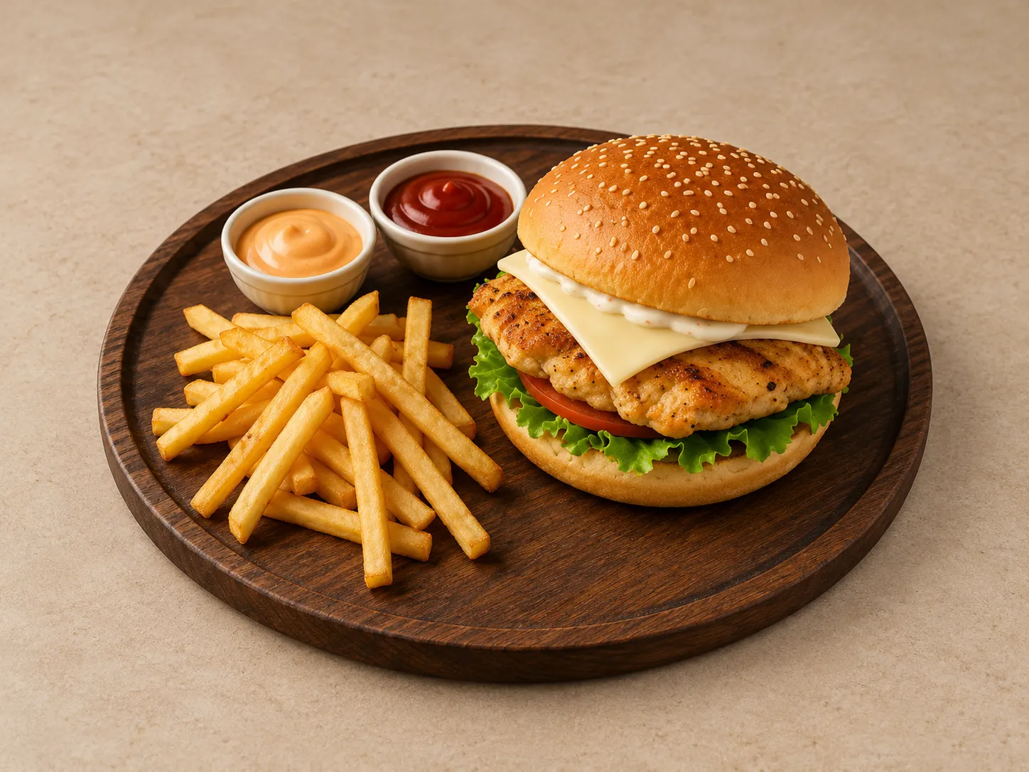 Chicken Burger at Roast