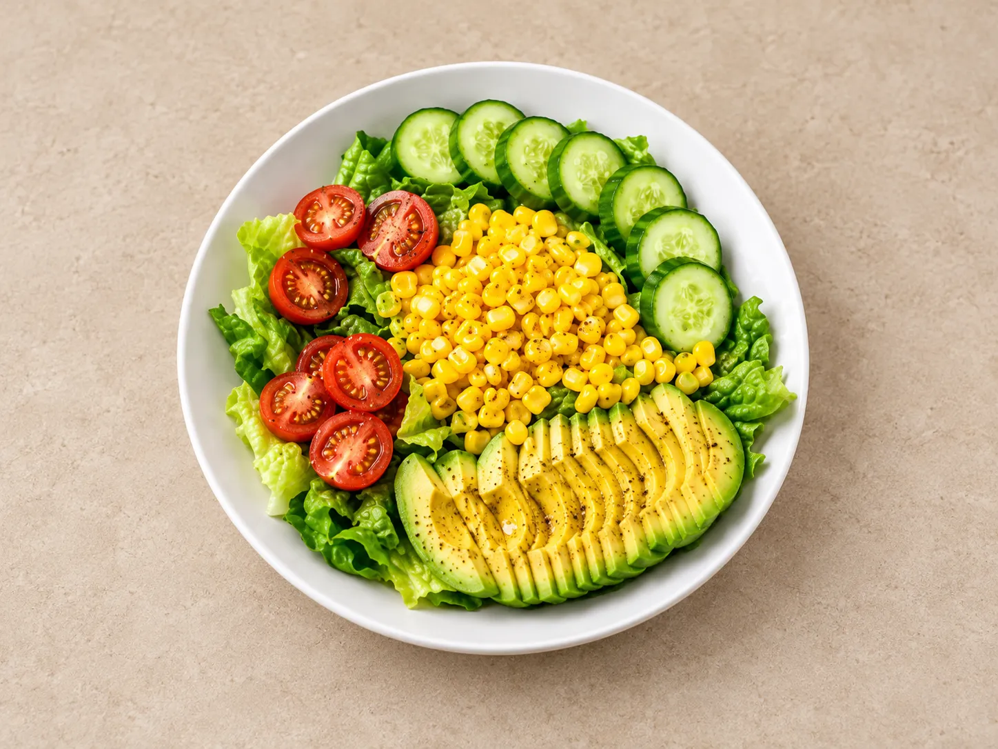 Avocado Corn Veg Salad at Roast