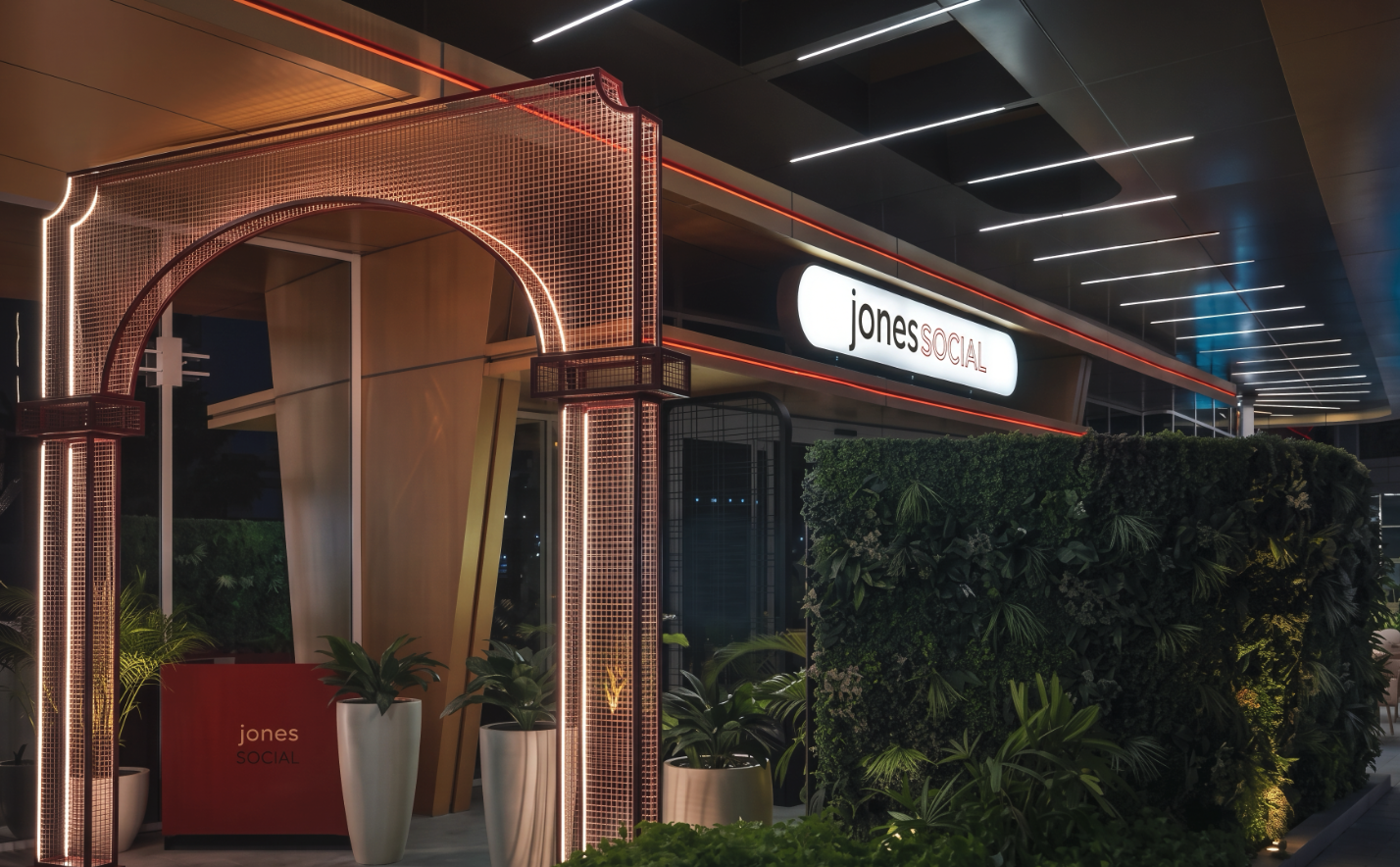 Jones Social restaurant in Business Bay, Dubai
