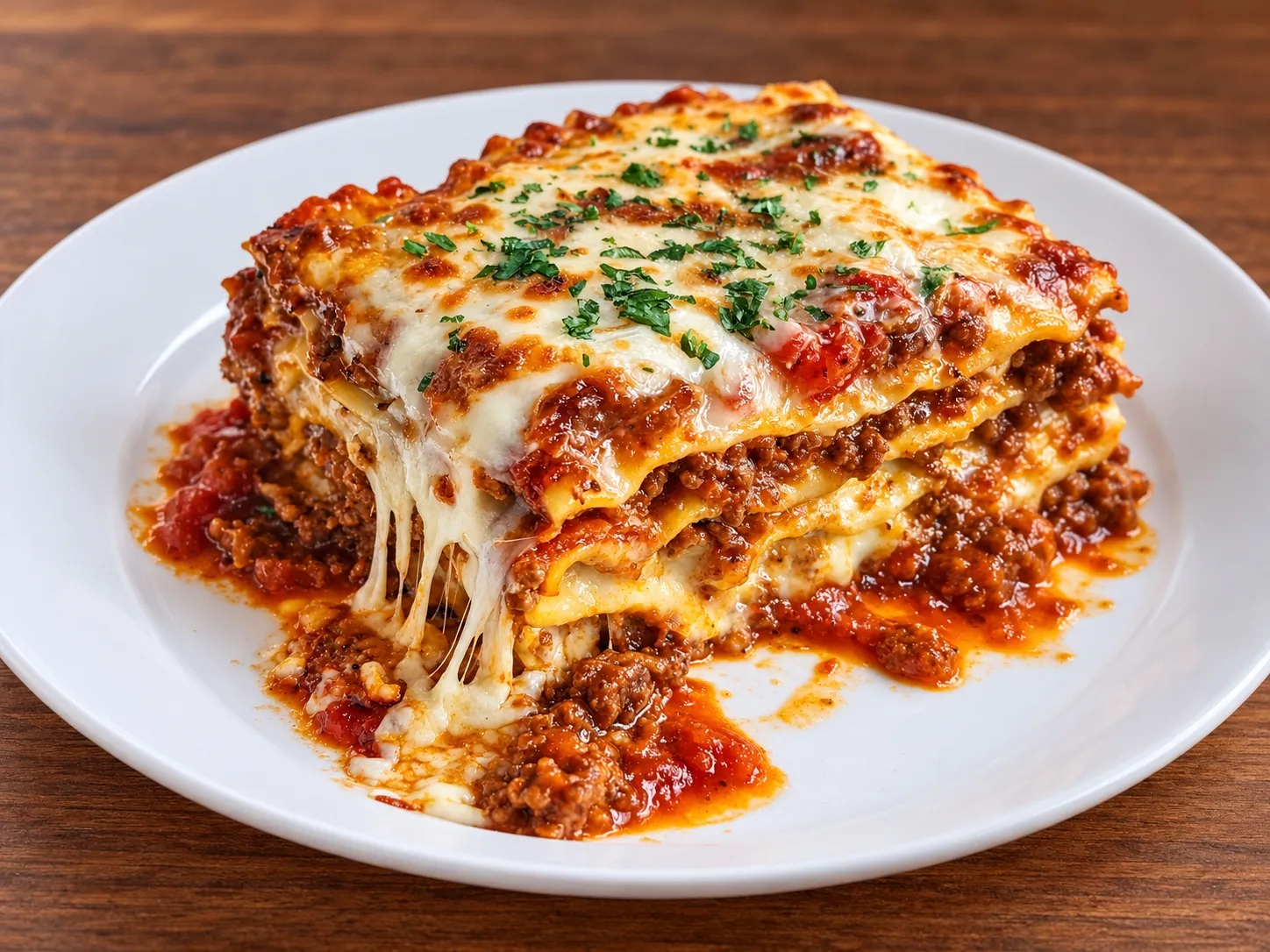 Beef Lasagna at Oliveto