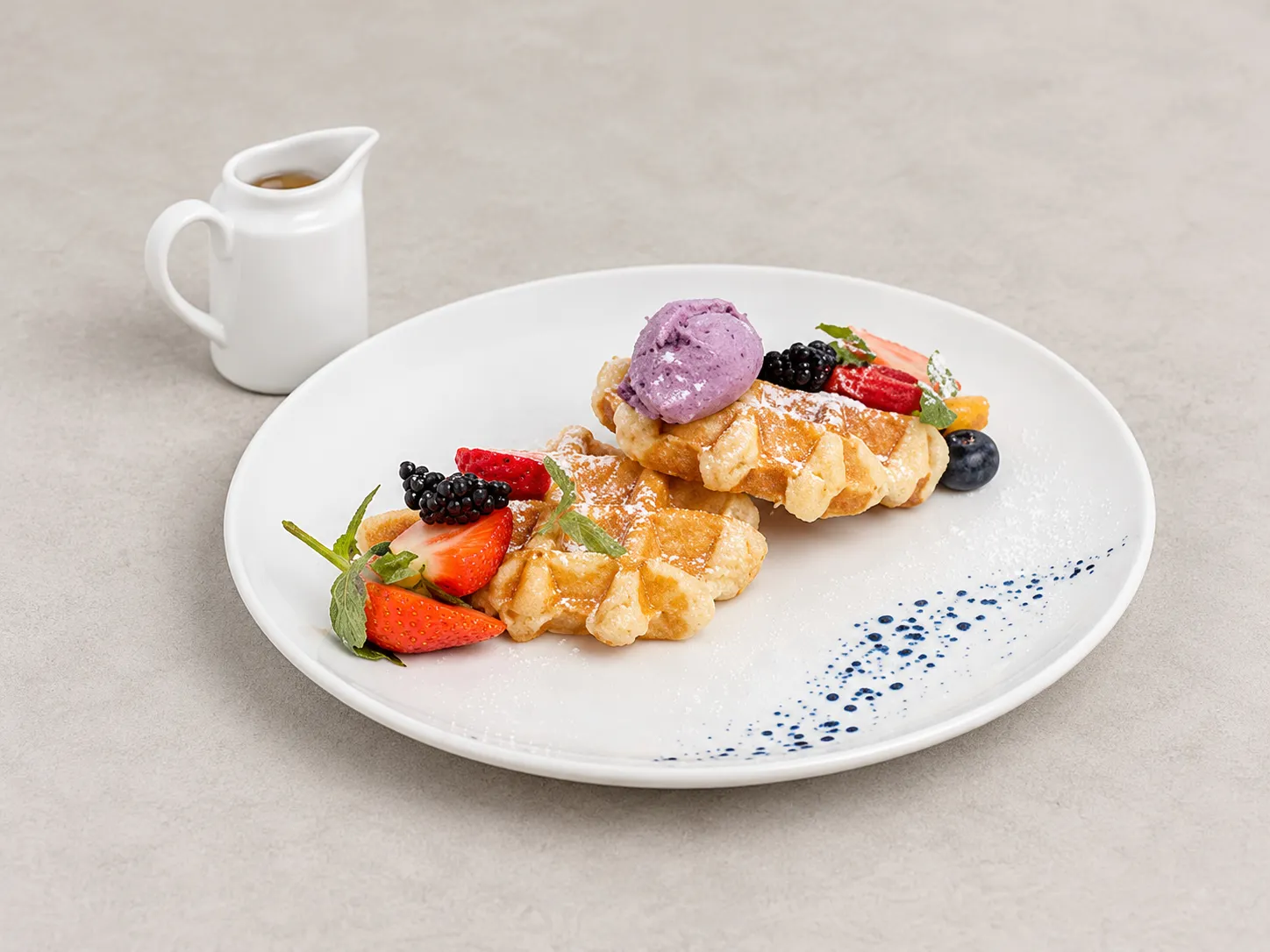 Belgian Waffles at Sansation