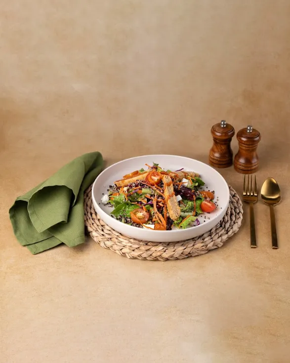 Crispy Buffalo Salad at The Fresh Story