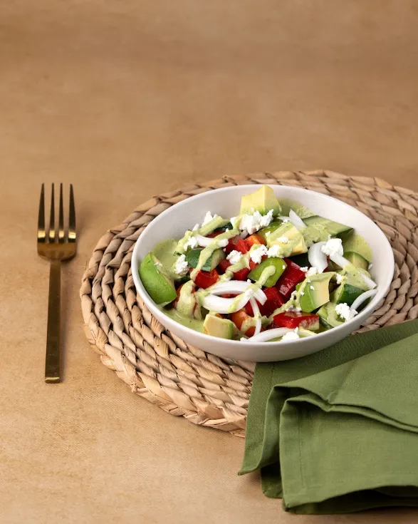 Keto Fajita Salad at The Fresh Story