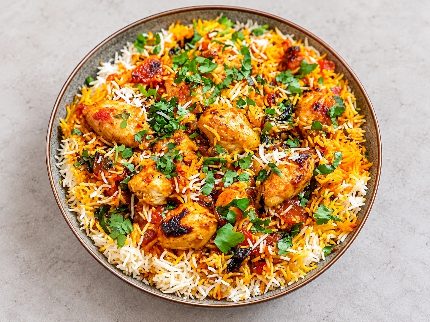 Chicken Biryani at Ashoka Mixoloungue