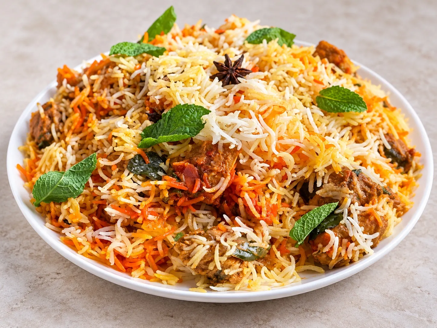 Lamb Biryani at Ashoka Mixoloungue