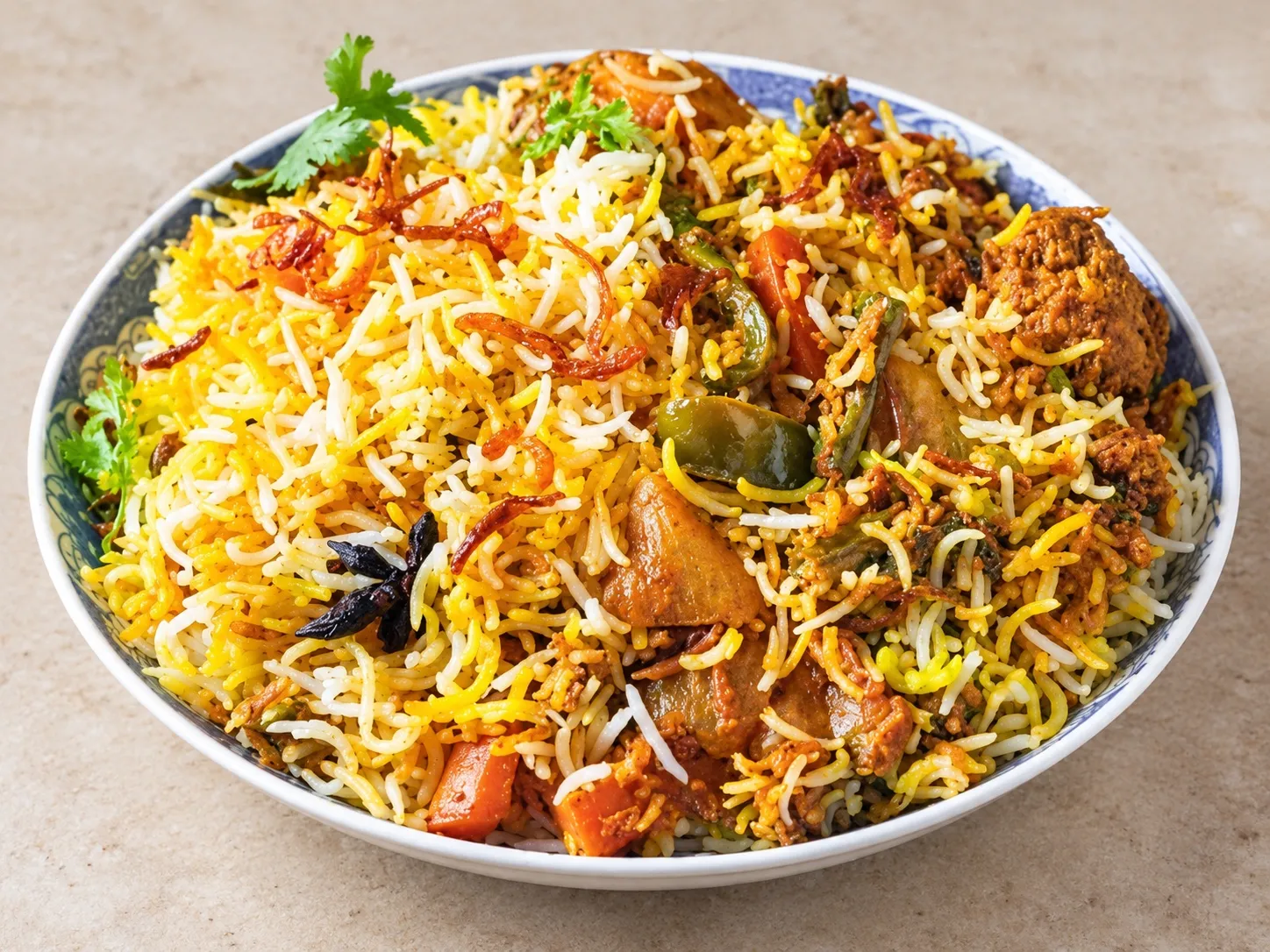 Vegetable Biriyani at Ashoka Mixoloungue