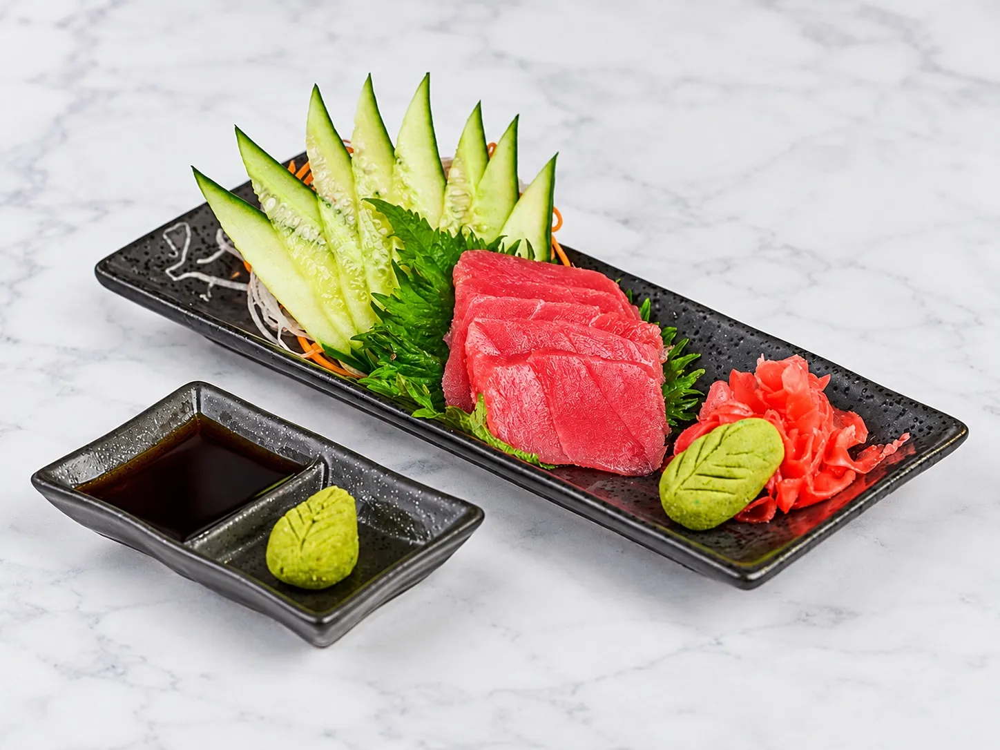 Tuna Sashimi at Ashoka Mixoloungue