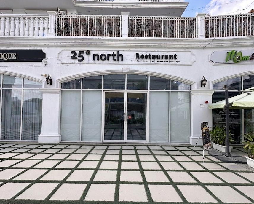 Namah 25 Degrees North restaurant in Arjan, Dubai