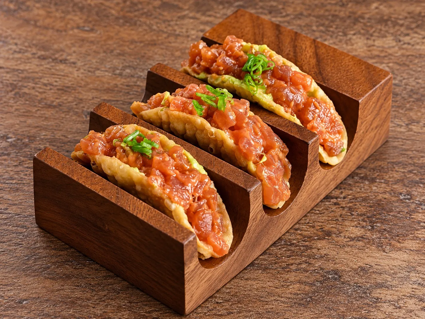 Tuna Tartare Crispy Taco at Mama Zonia