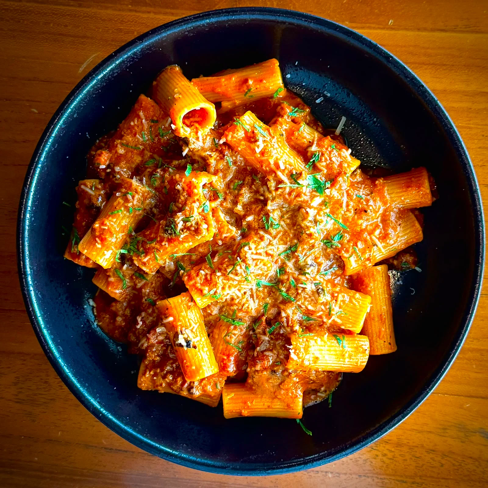 Messy Rigatoni at Mama Zonia