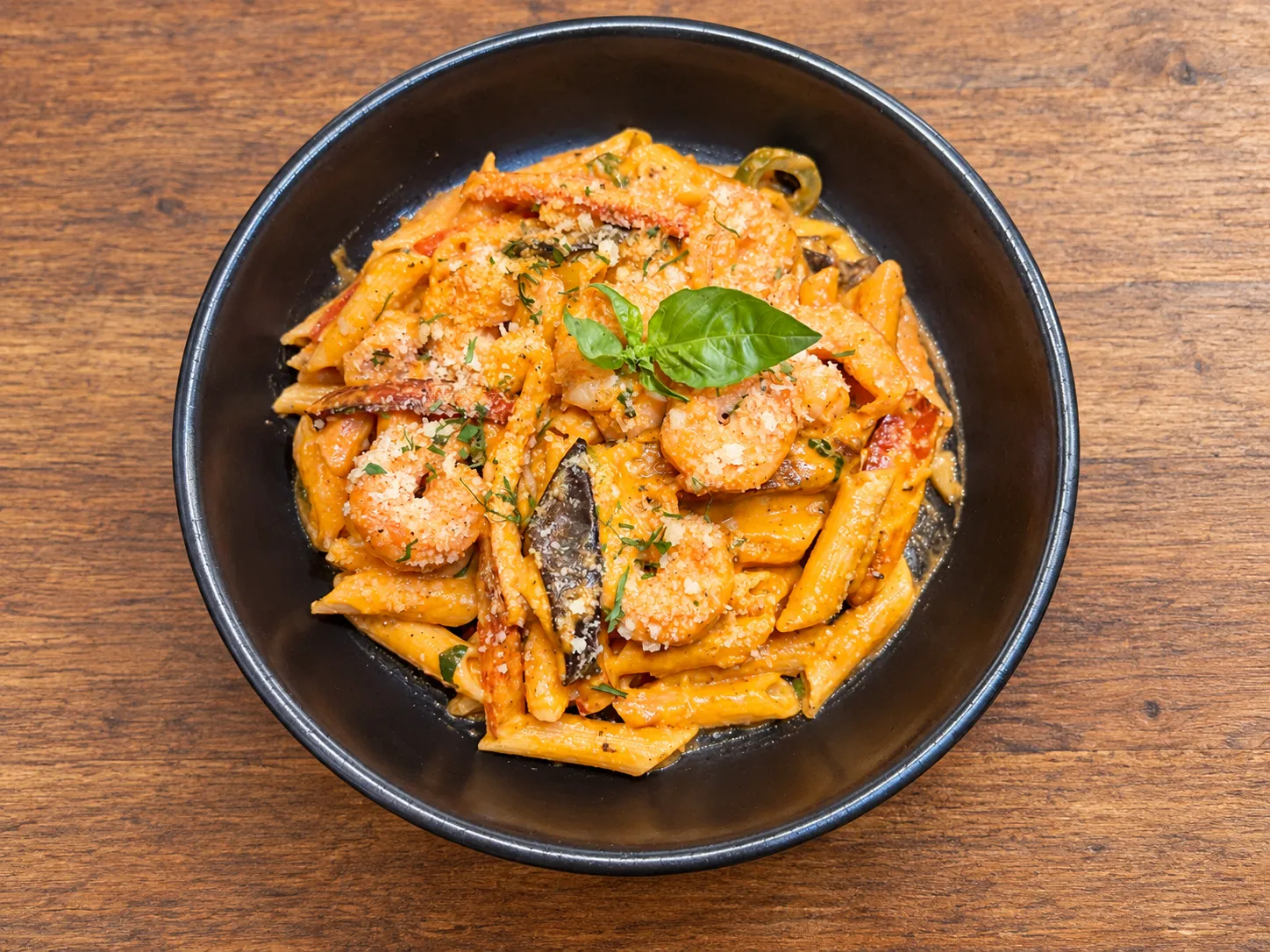 Ebi Selva Penne at Mama Zonia