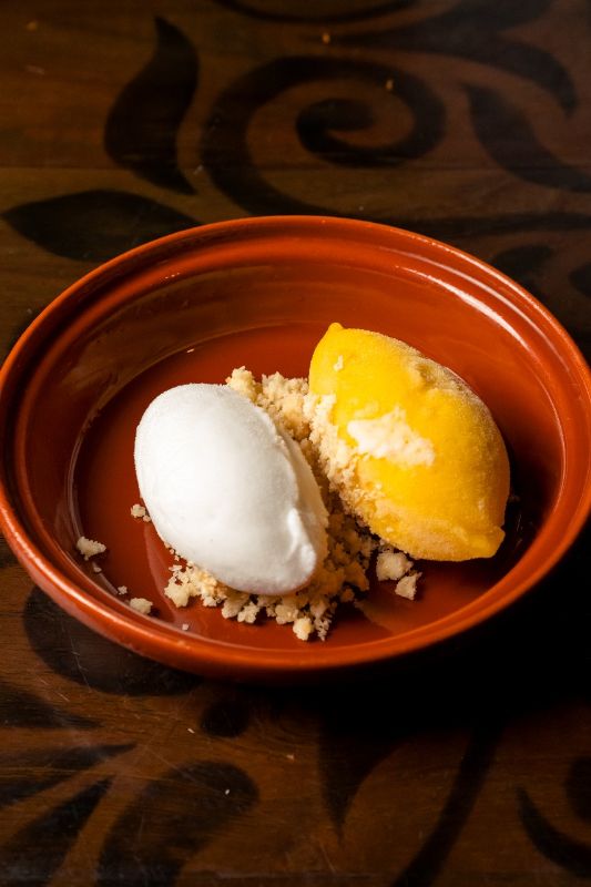 Ice Cream & Sorbet Selections at Mama Zonia