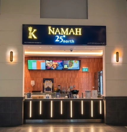 Namah 25 Degrees North restaurant in Reef Mall, Dubai