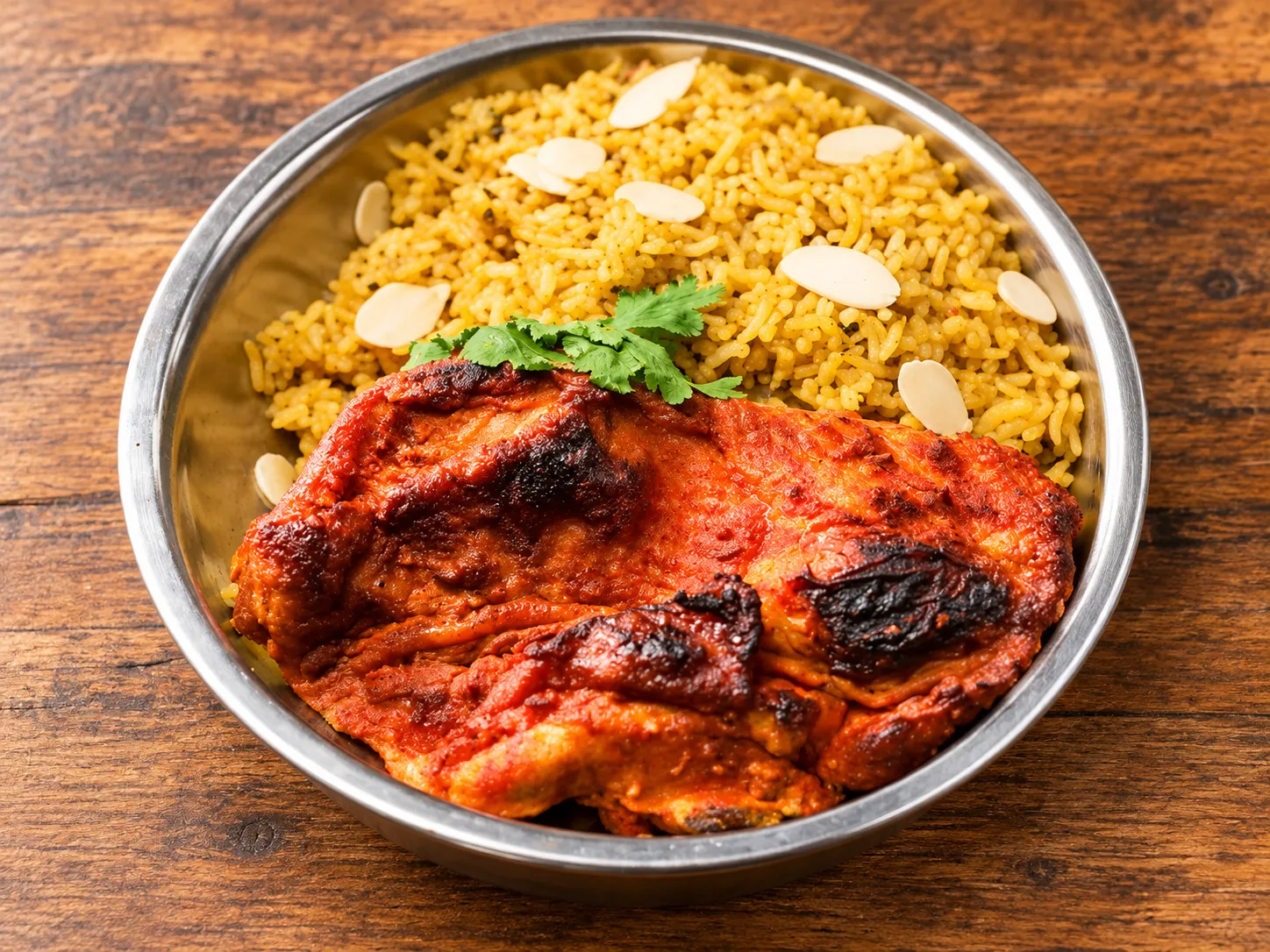 Tandoori Chicken Biryani at Namah 25 Degrees North