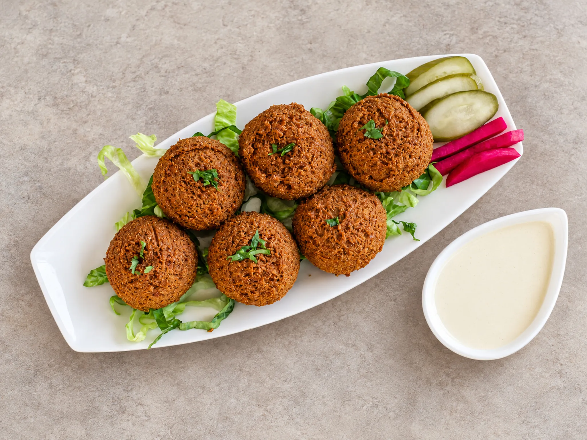 Falafel at Mezza Lebanese Kitchen
