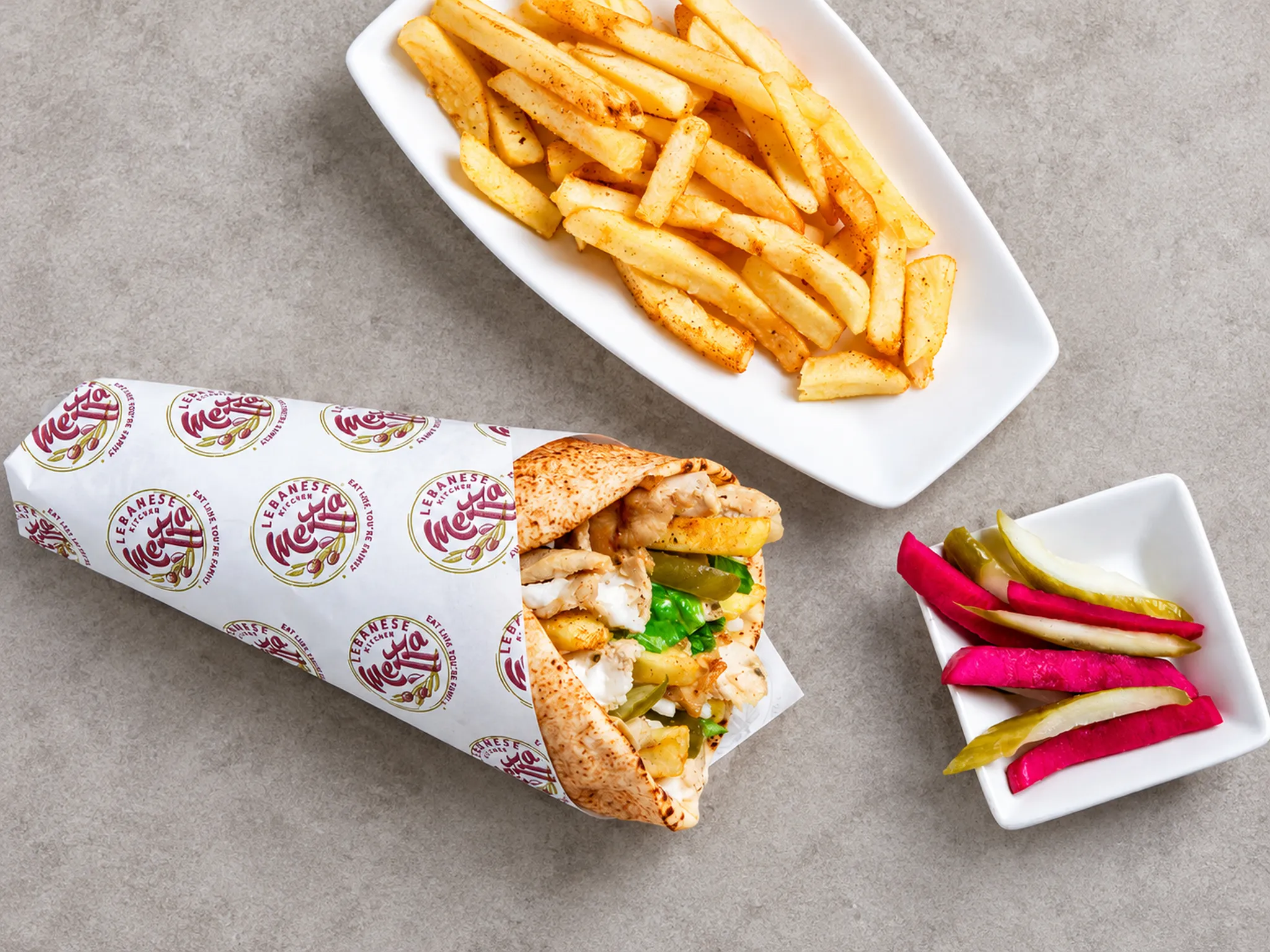 Chicken Shawarma Sandwich at Mezza Lebanese Kitchen