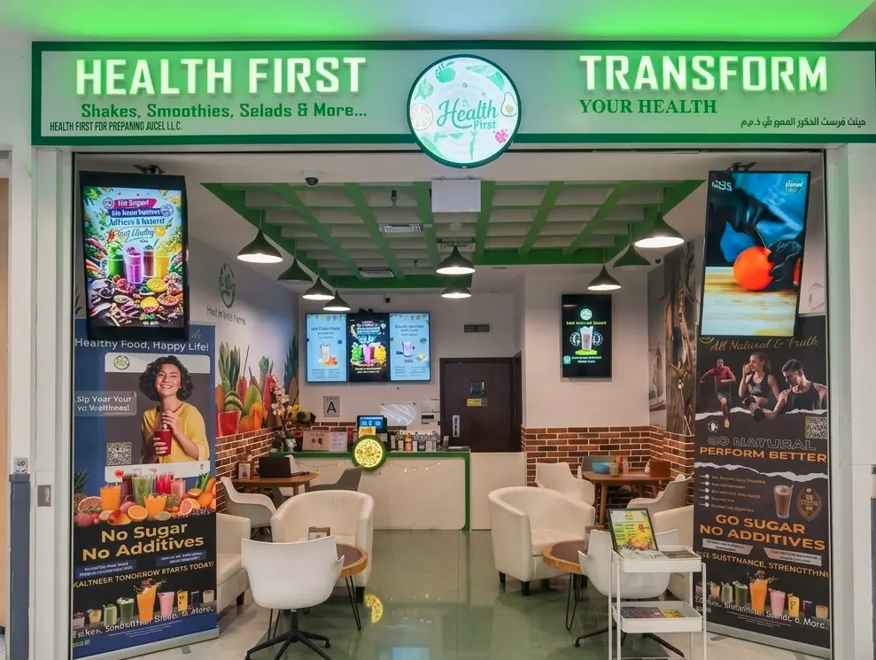 Health First restaurant in Century Mall, Dubai