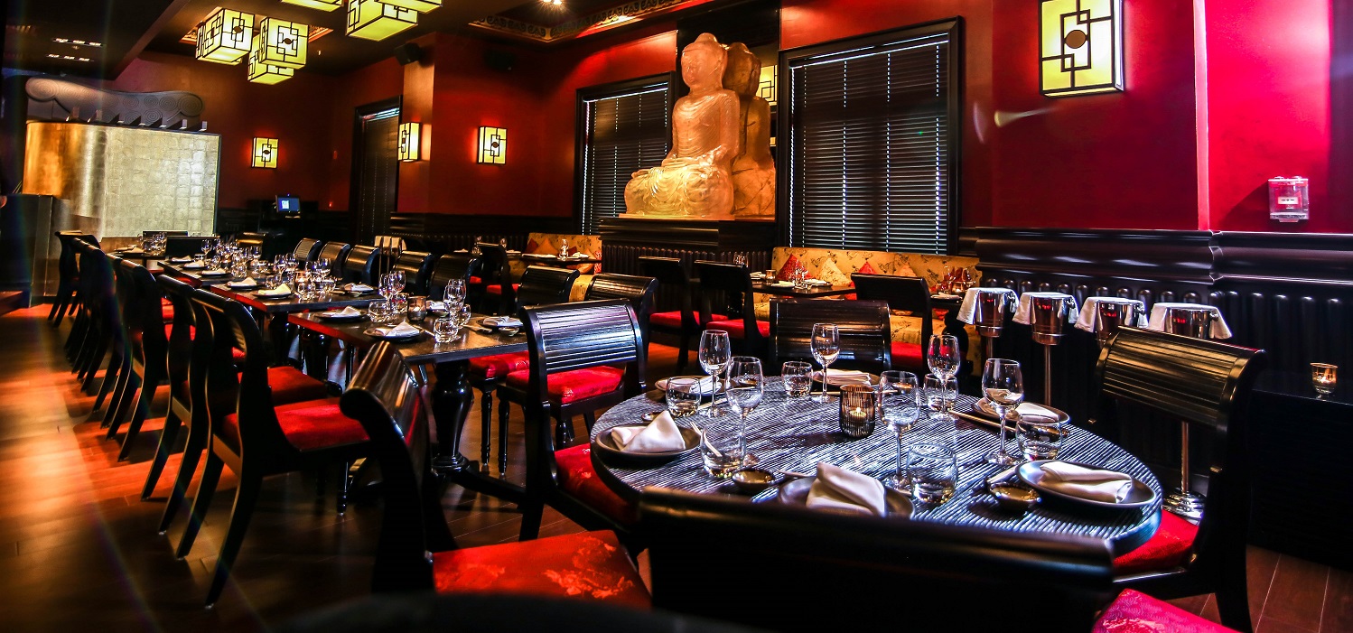 Karma by Buddha-Bar restaurant in Souk Al Bahar, Dubai