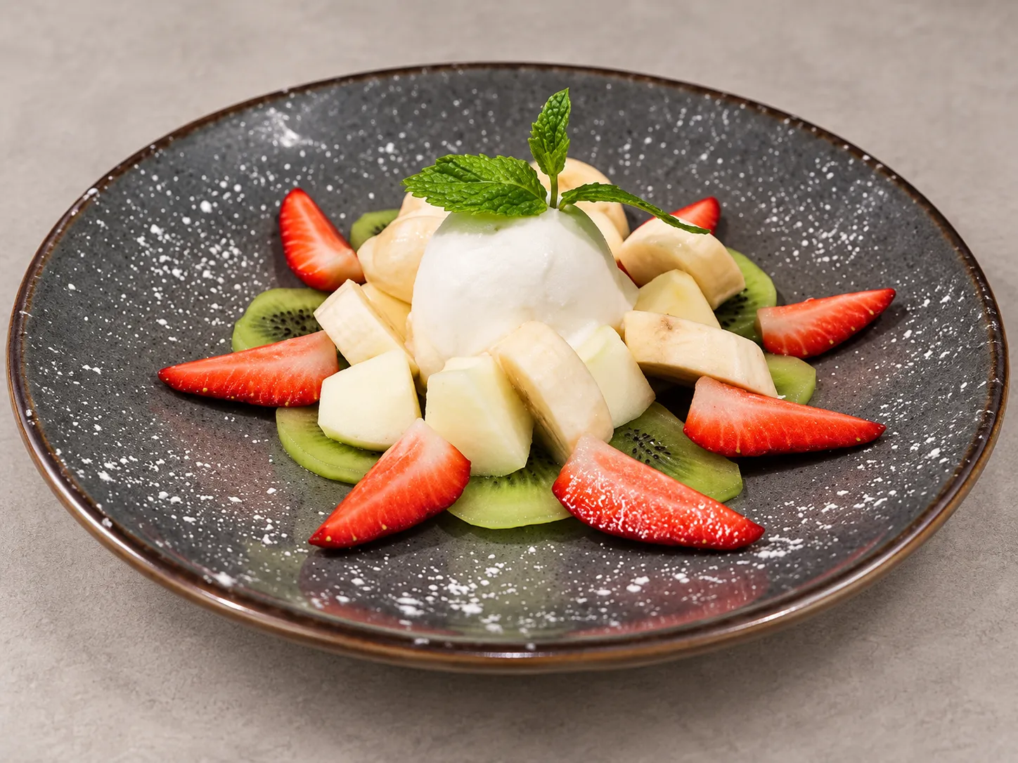 Fruit Salad With Ice Cream at Golositalia