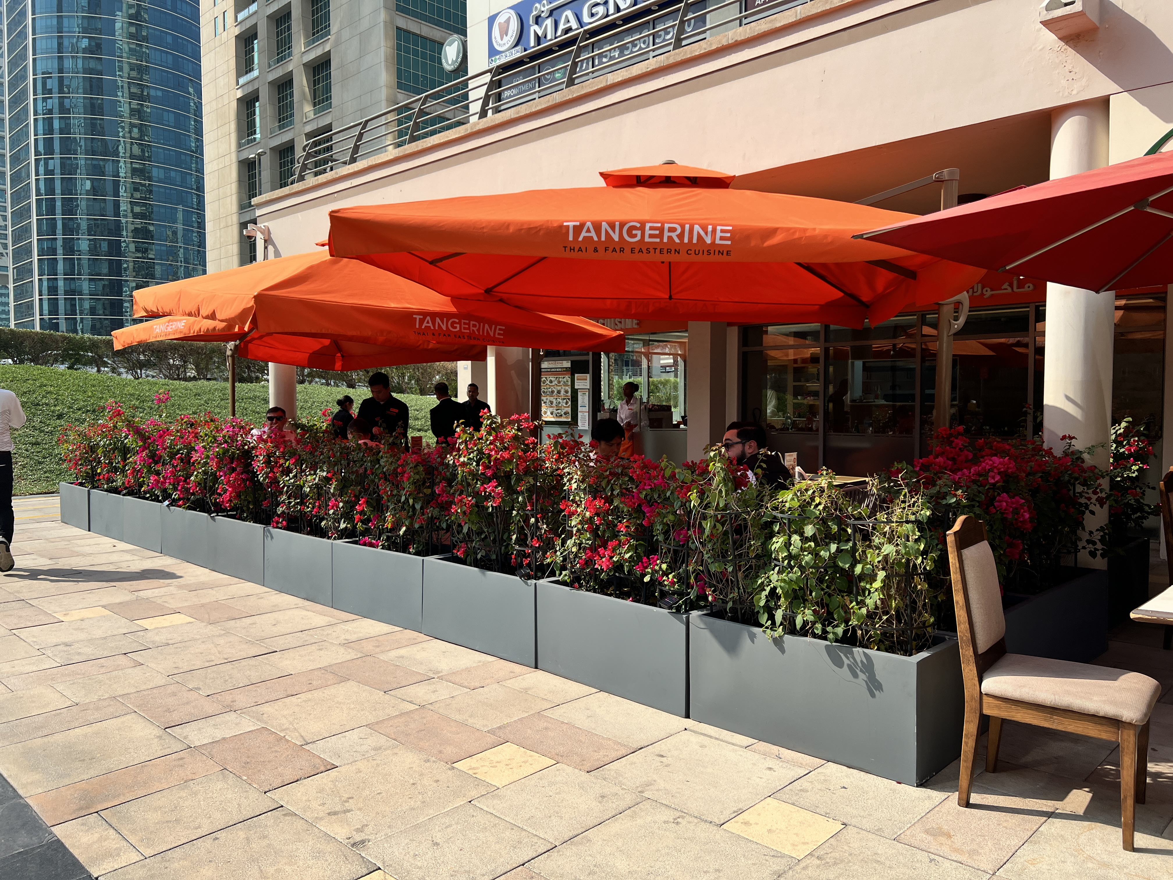 Tangerine restaurant in JLT, Dubai
