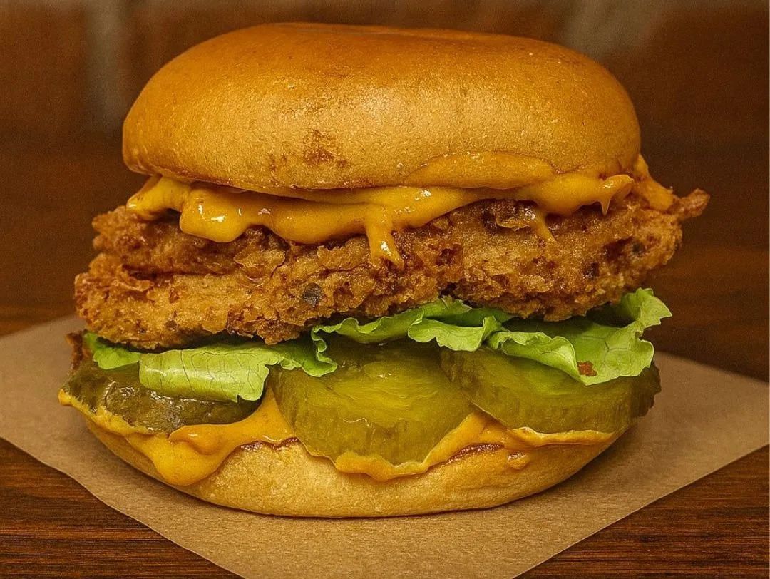 Grind Crispy Chicken Burger at Grind House Burgers