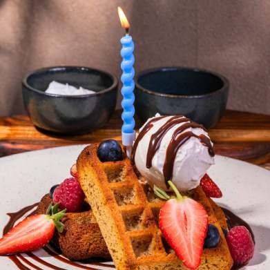 Wishing Waffles at New Earth Cafe