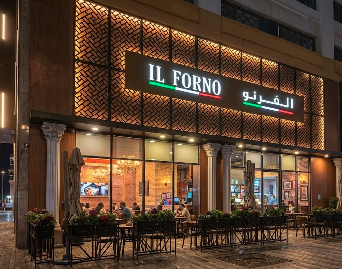 Il Forno restaurant in Al Muraqqabat, Dubai