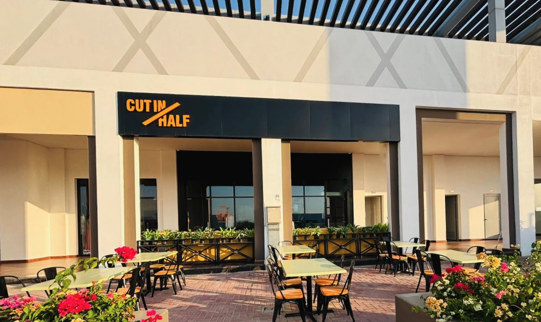 Cut In Half restaurant in Alamardi Mall, Dubai