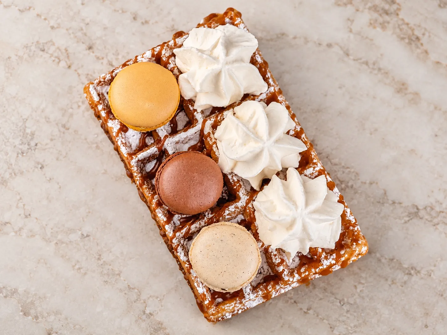 Waffle With Topping at Amorino