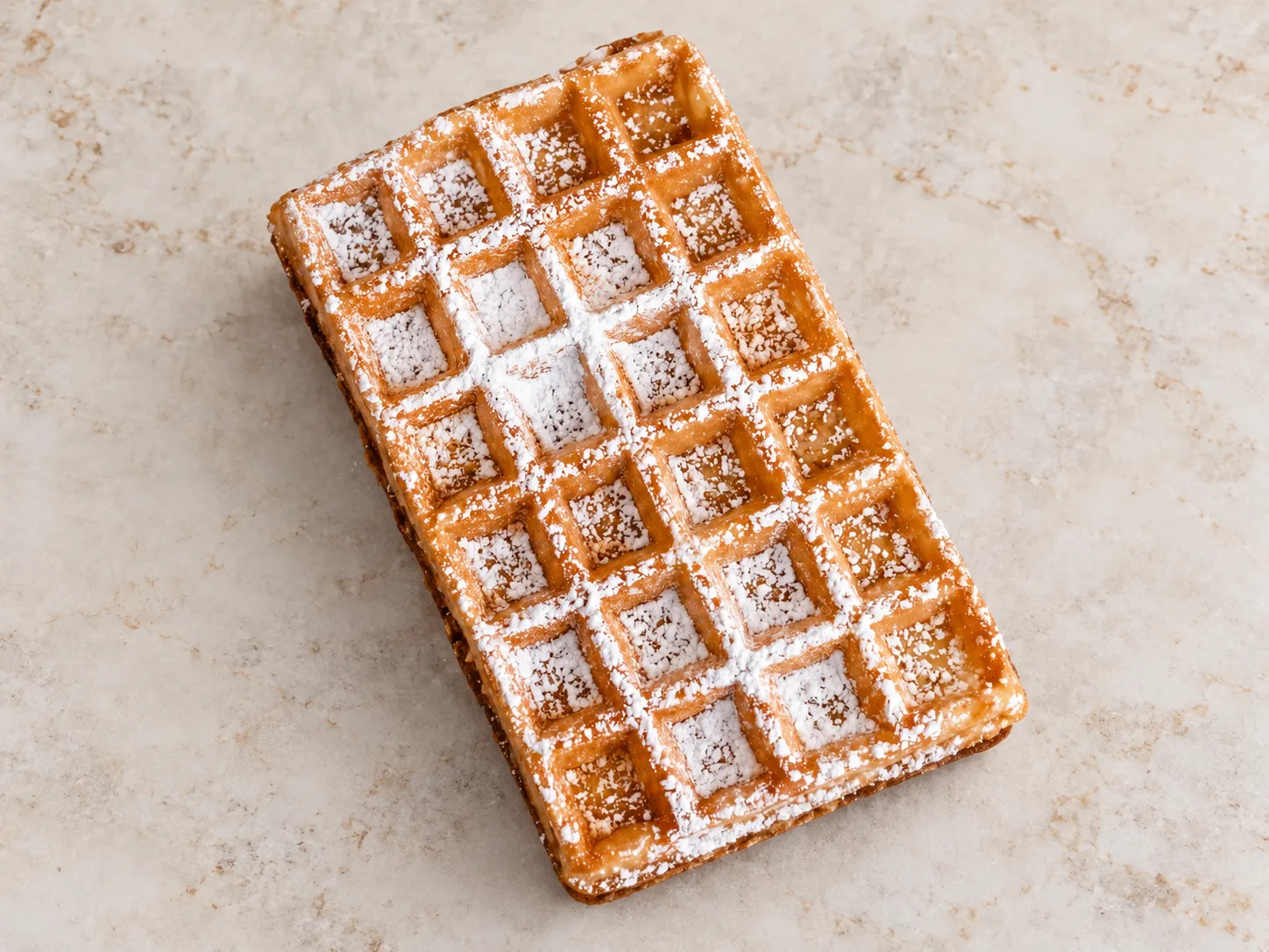 Waffle With Icing Sugar at Amorino