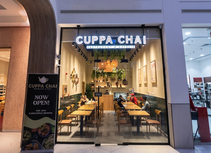 Cuppa Chai restaurant in Oud Metha, Dubai