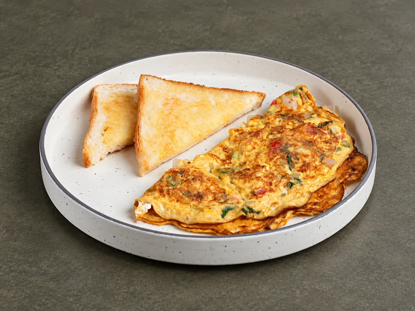 Masala Omelette at Cuppa Chai